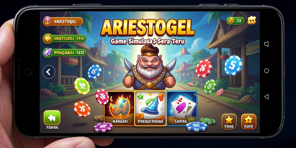 Screenshot gameplay ARIESTOGEL yang menampilkan suasana permainan yang mendebarkan.
