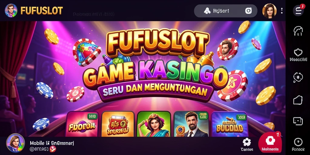 Tampilan gameplay FUFUSLOT yang memukau dan mendebarkan.