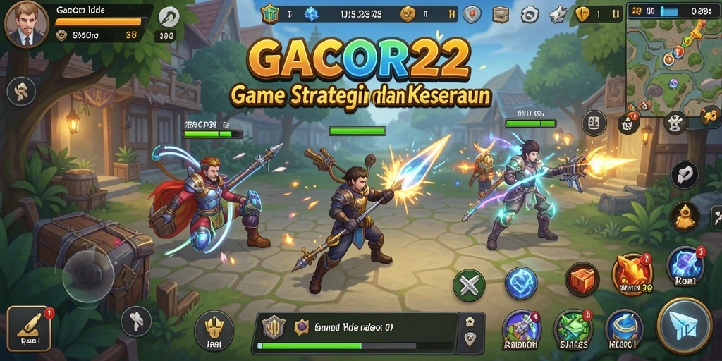 Tampilan gameplay GACOR22 yang seru dan menantang.