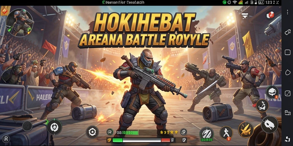 Tampilkan aksi menegangkan dalam Battle Royale HOKIHEBAT