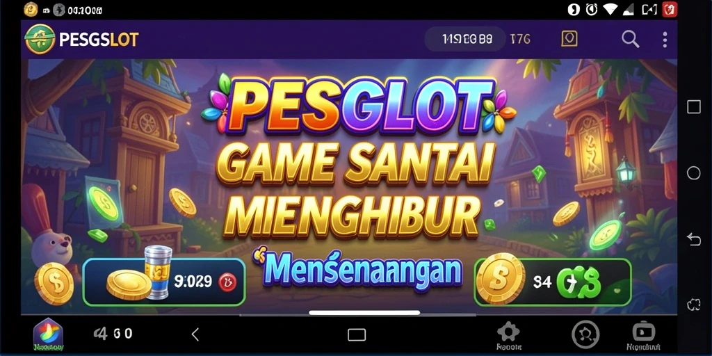 Tampilan penuh warna dan gameplay menyenangkan di PESGSLOT.